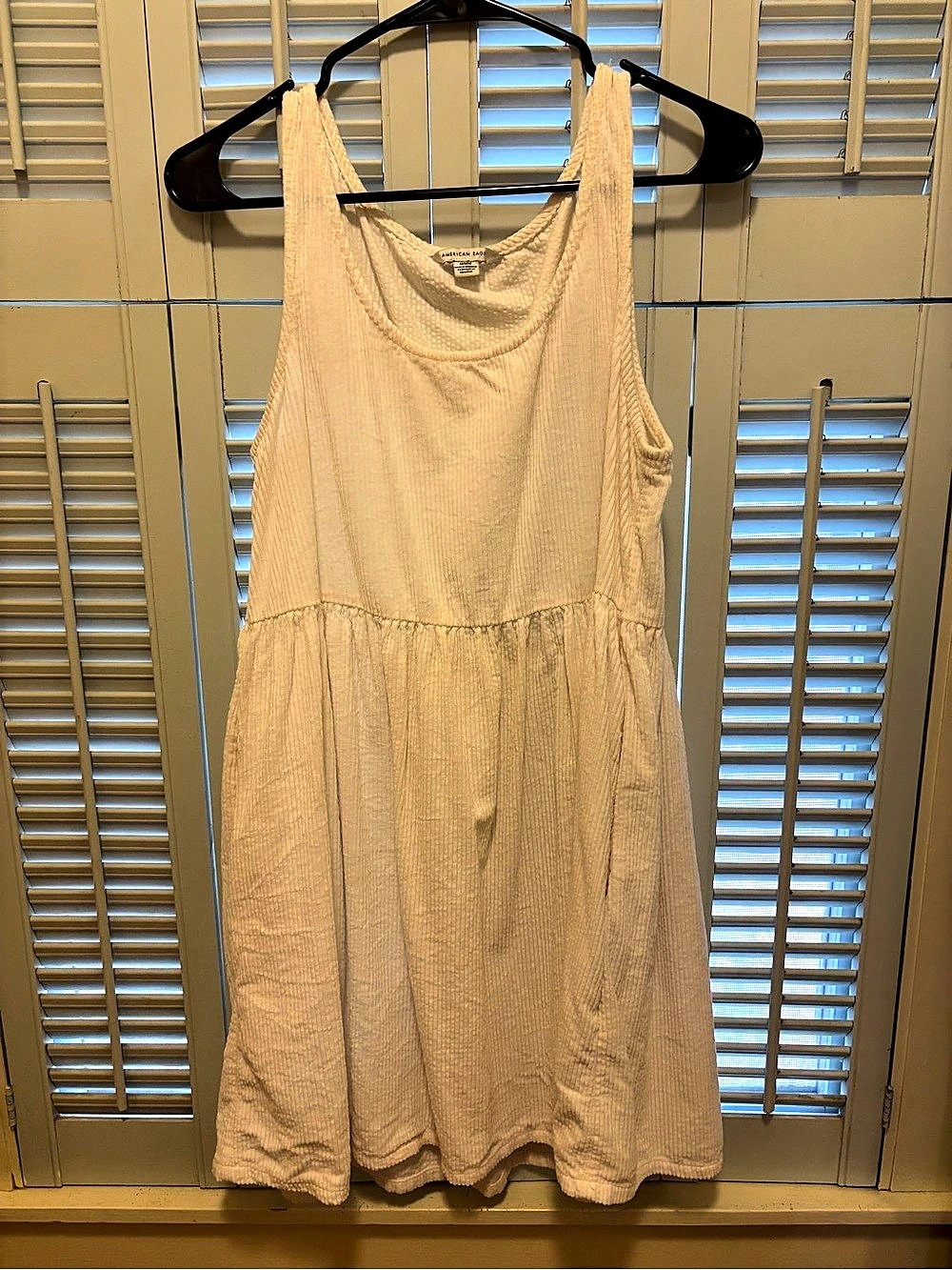American Eagle Mini Dress in Cream